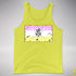 Twink Pride Pirate Flag Premium Tank Top - Neon Yellow